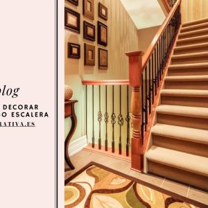 Ideas para decorar el descanso de escalera