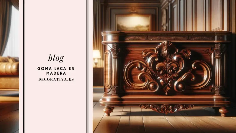 Goma laca para madera: cómo usarla