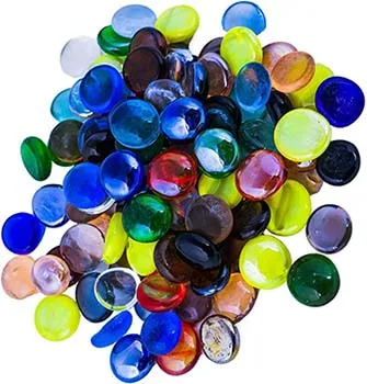 piedras coloridas decorativas