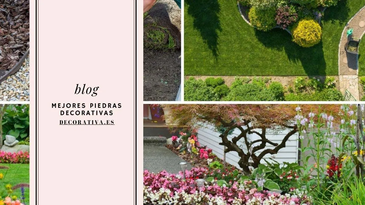 Piedras decorativas para el jardín y cómo ponerlas
